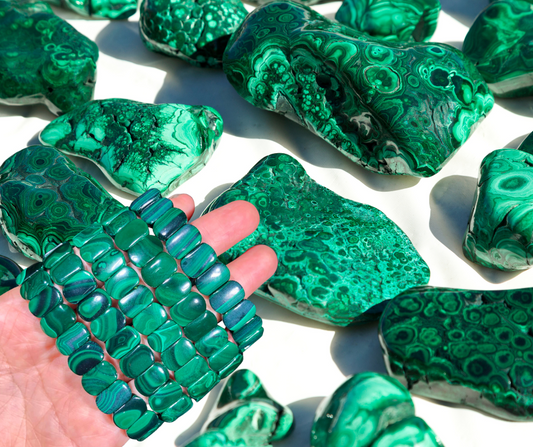 "Unveiling the Mystique: Exploring the Spiritual and Holistic Healing Properties of Malachite"