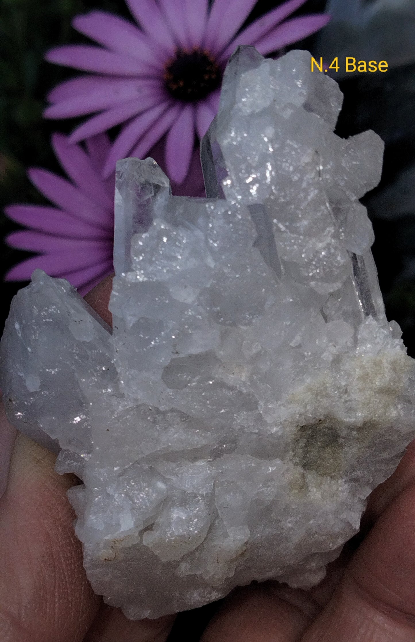 N.4✨ Lemurian Quartz Cluster; Harnessing Natural Beauty💎