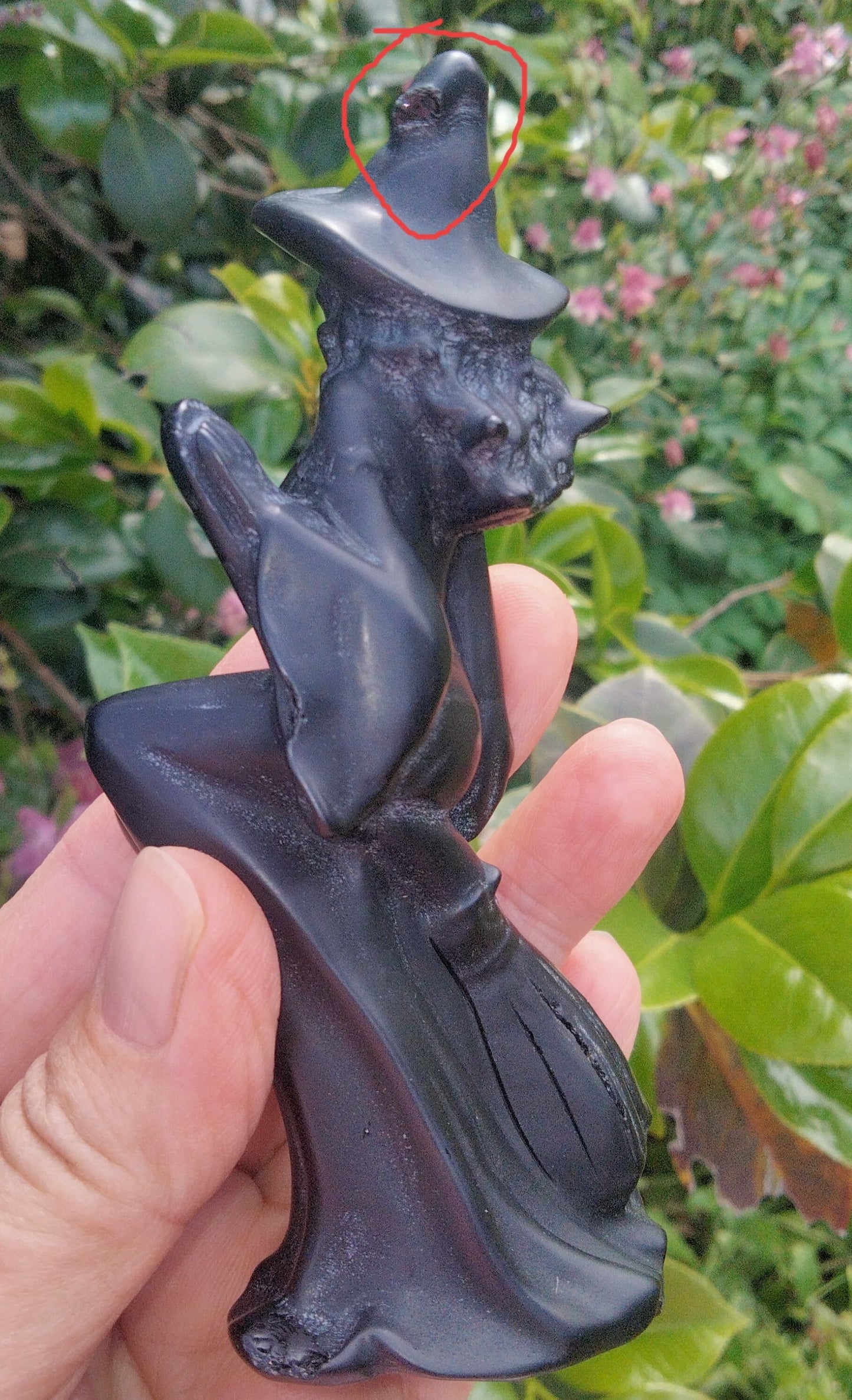 💥Black Obsidian Witch 🖤Minor chip. Selling below wholesale💲