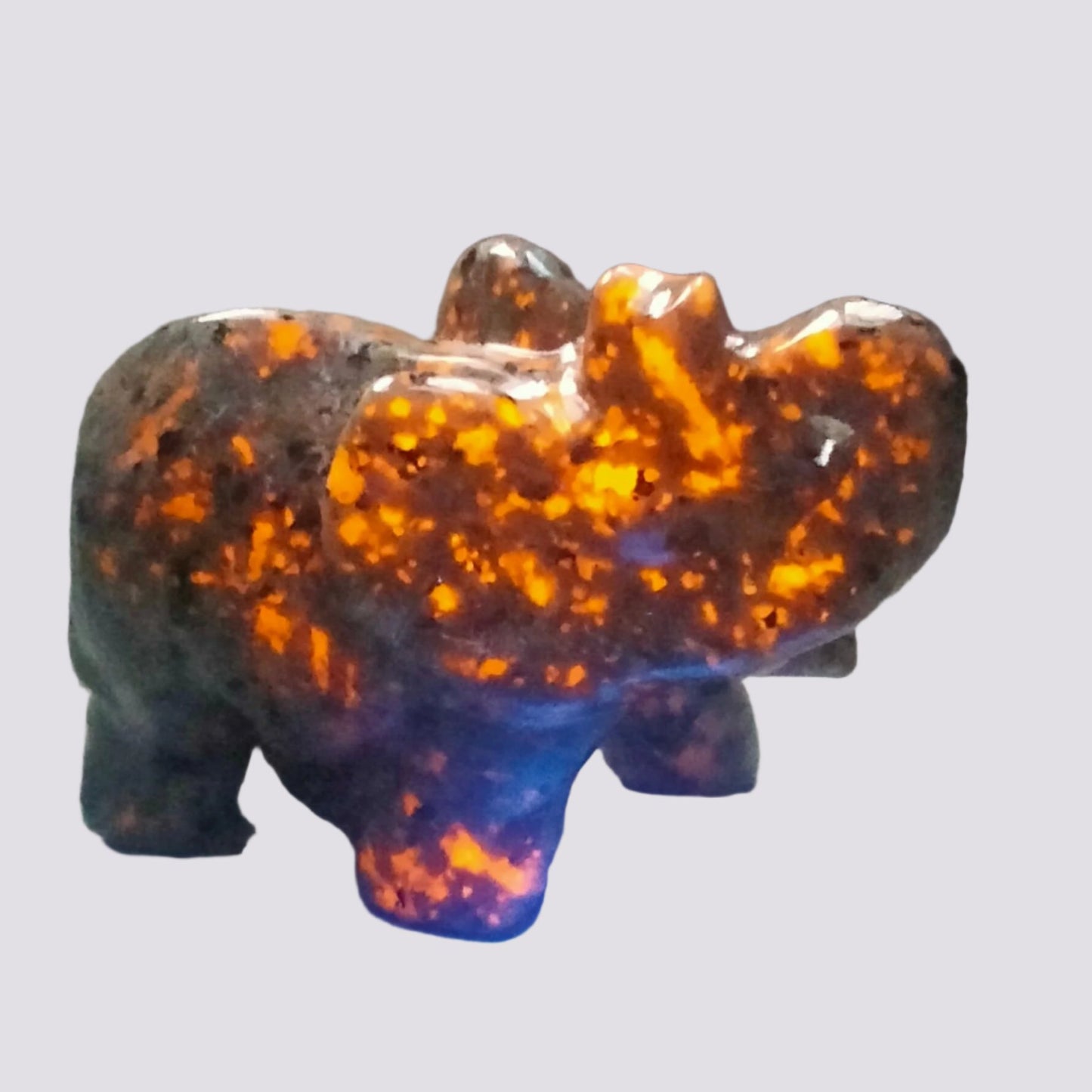 🔥Yooperlite Ultra Violet Reactive Bright Orange, Elephant.🐘