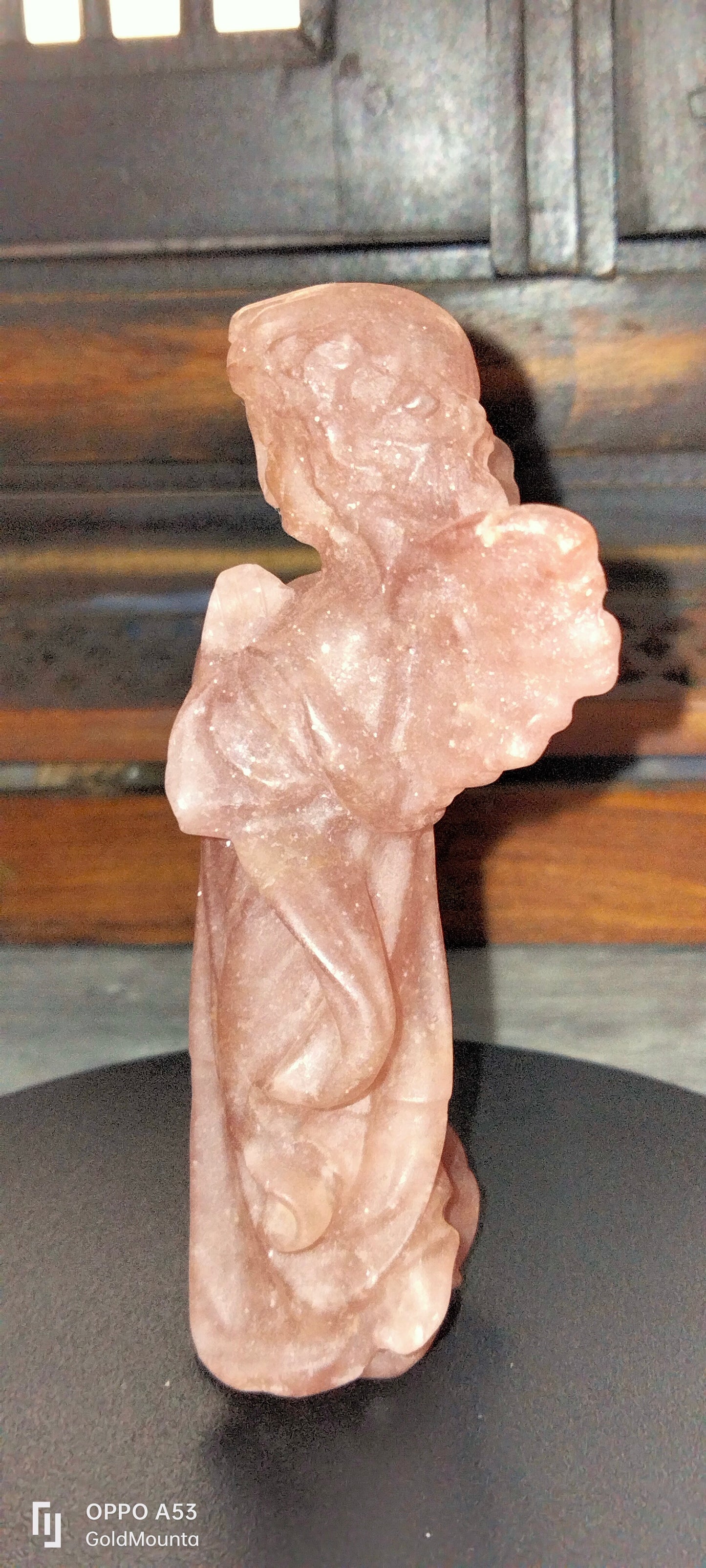 🍓 Strawberry Quartz Angel - The Stone of Love & Joy! 🍓