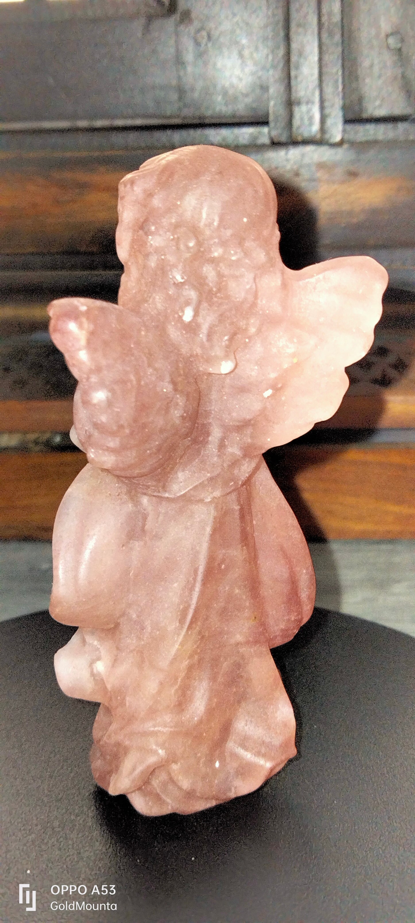 🍓 Strawberry Quartz Angel - The Stone of Love & Joy! 🍓