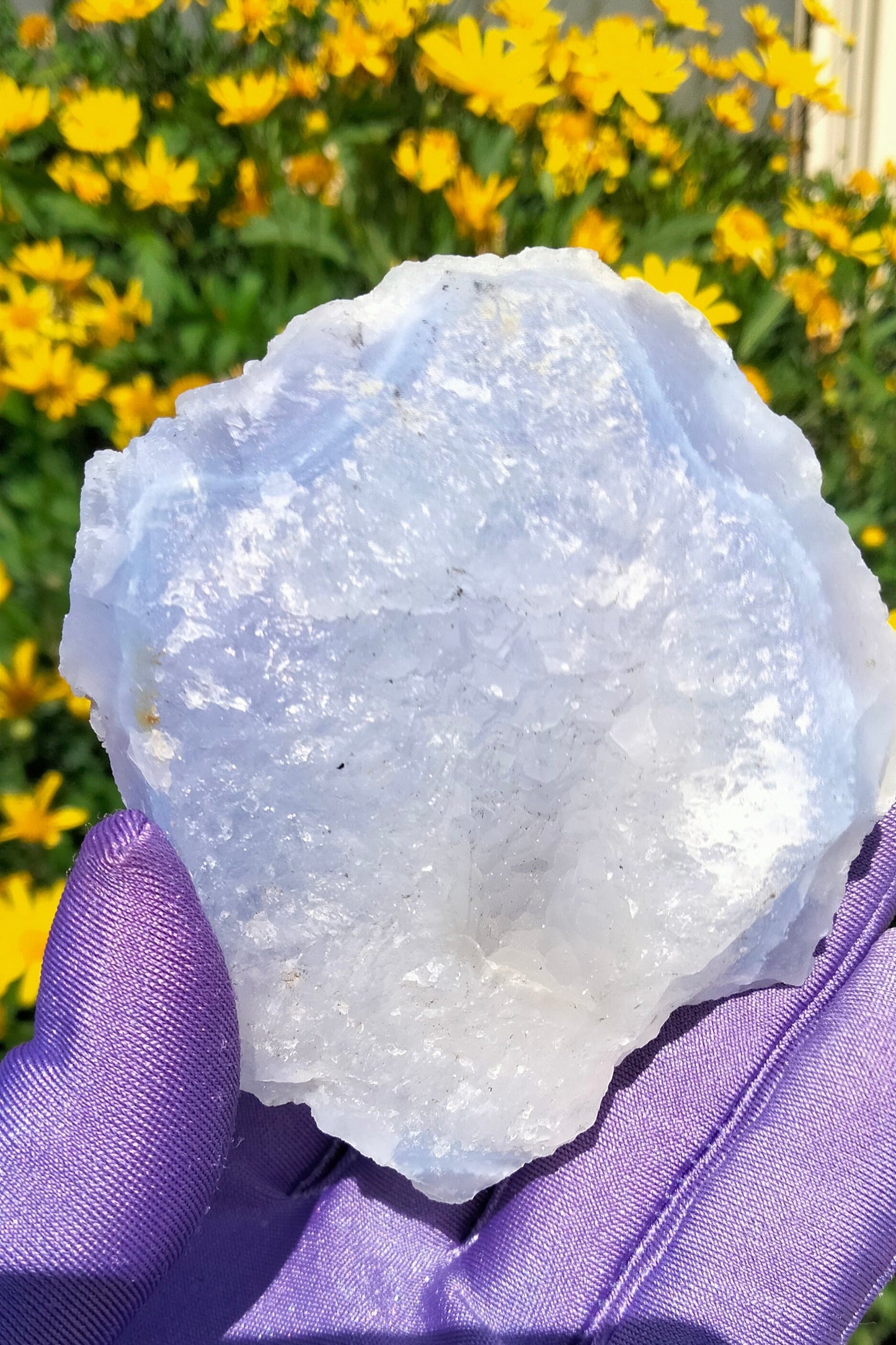 💙 Blue Lace Agate Specimen - Your Stone of Serenity💙Free Stand