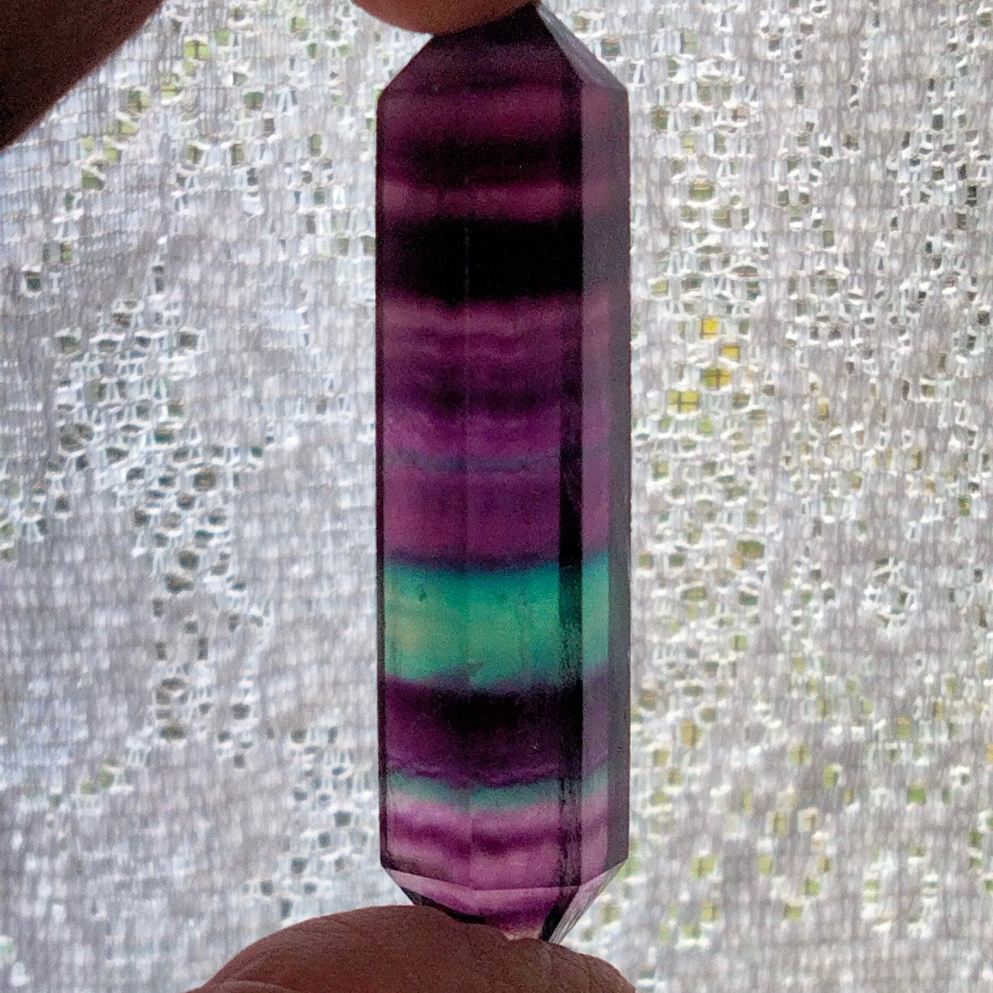 🌈✨Two High-Quality Double Terminated Rainbow Fluorite ✨🌈