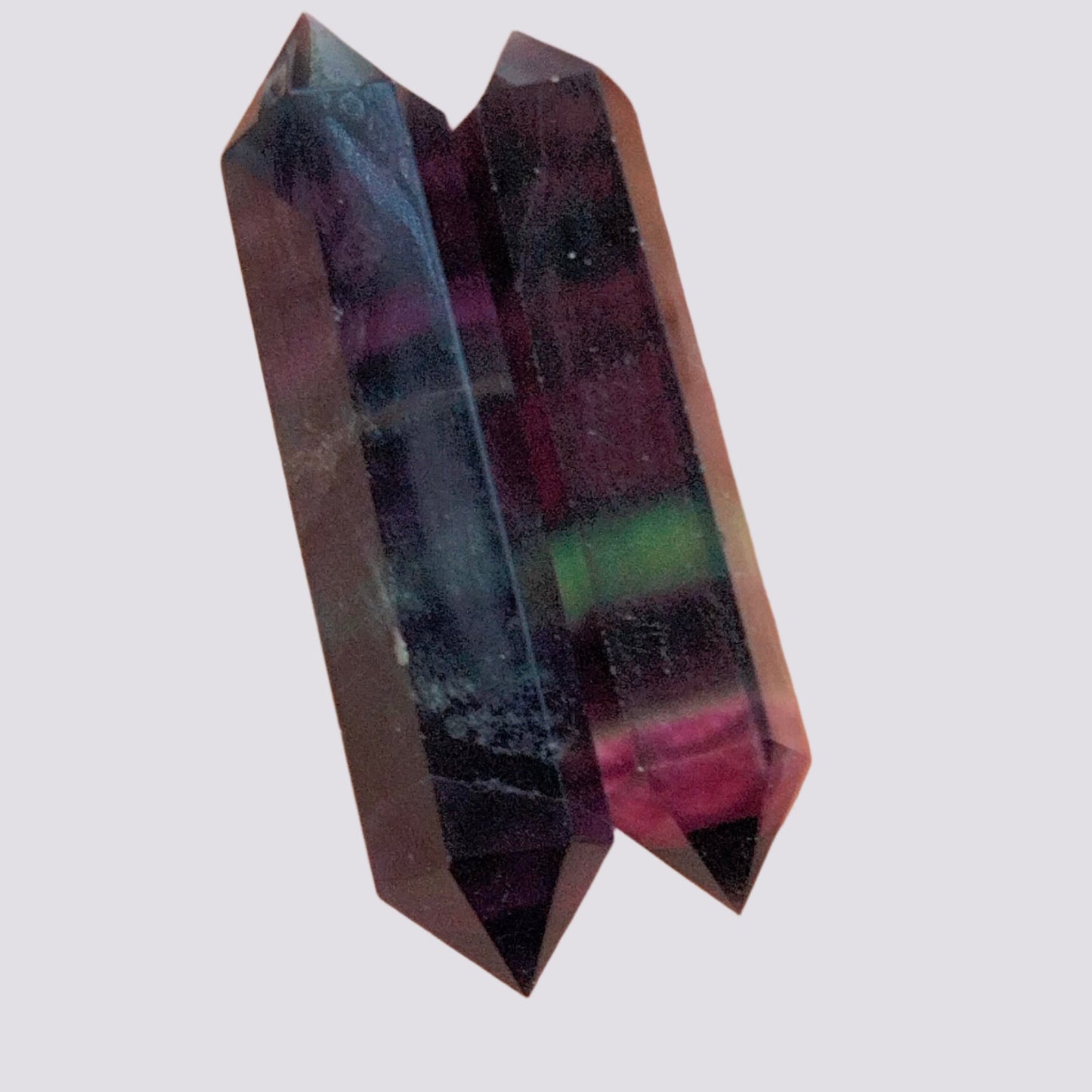 🌈✨Two High-Quality Double Terminated Rainbow Fluorite ✨🌈