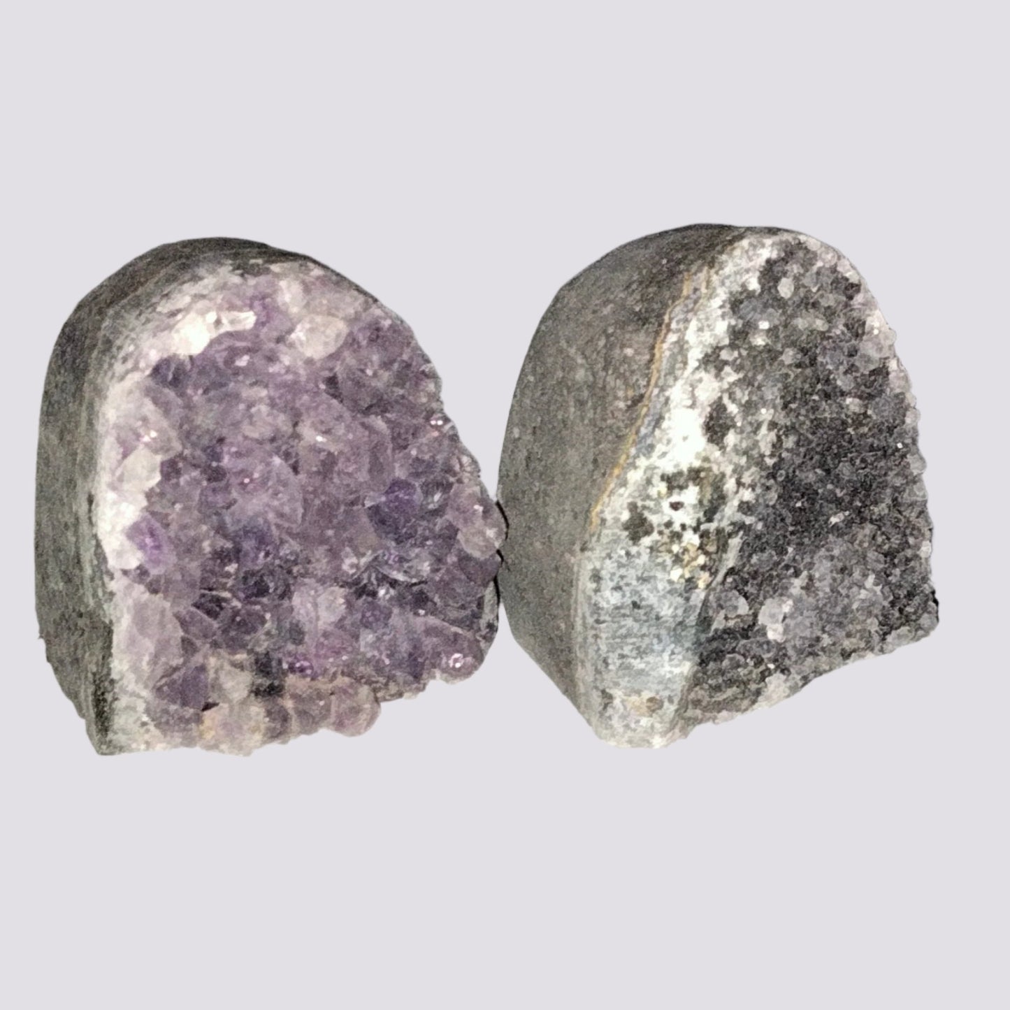 ✨ Unlock the Power of Amethyst with Small Amethyst Caves! ✨Set of 2. (B)