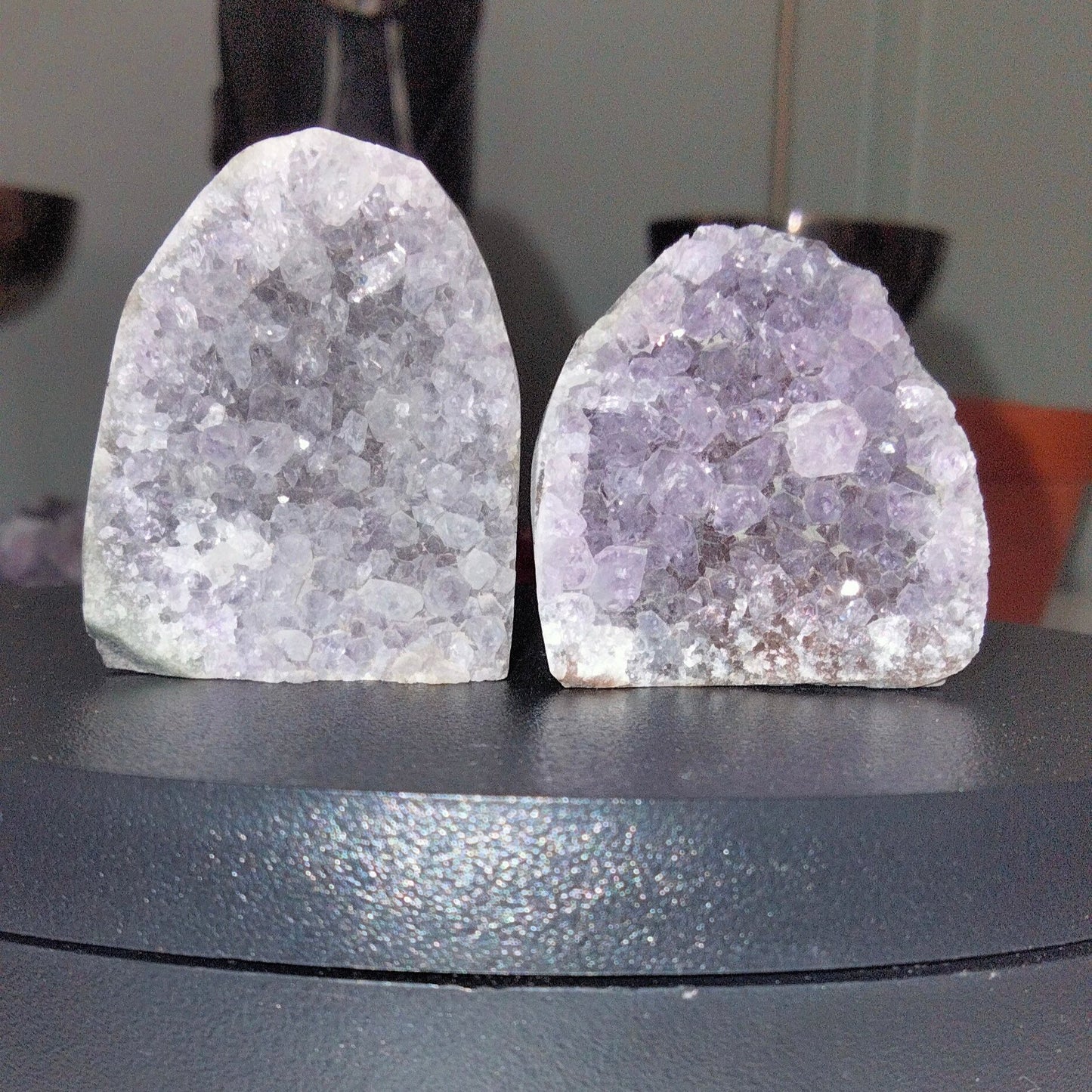 ✨ Unlock the Power of Amethyst with Small Amethyst Caves! ✨Set of 2. F