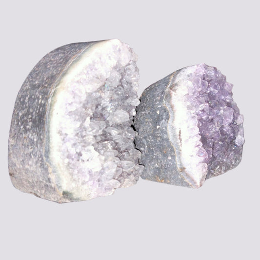 ✨ Unlock the Power of Amethyst with Small Amethyst Caves! ✨Set of 2. F