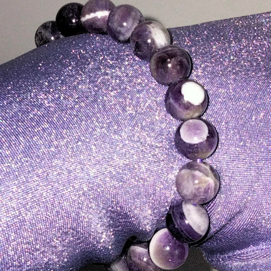 ✨ Chevron ' Dream' Amethyst Bracelet: Unlock Your Inner Peace and Intuition ✨