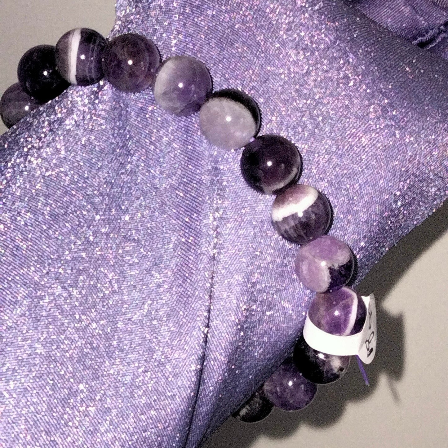 ✨ Chevron ' Dream' Amethyst Bracelet: Unlock Your Inner Peace and Intuition ✨