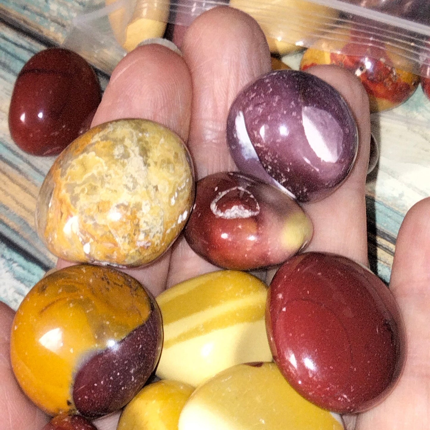 🌟🇦🇺 Australian Mookaite Tumble Stones (2-3 cm) 🇦🇺🌟