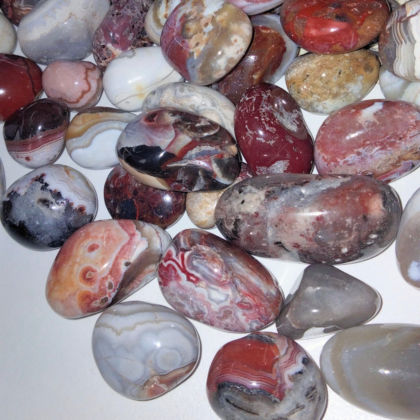 🌟 Mexican Agate Tumble Stones 'The Laughter Stone.' 😂