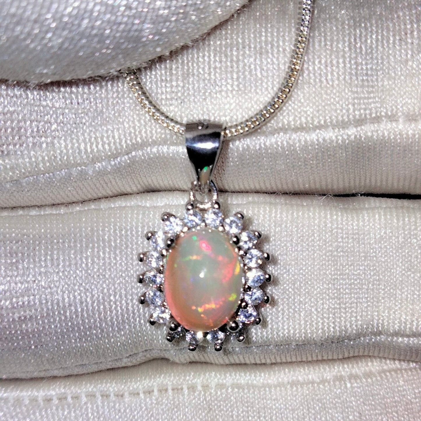 SOLD 🔥 Exquisite Ethiopian Yellow Fire Opal Pendant ✨FREE Chain