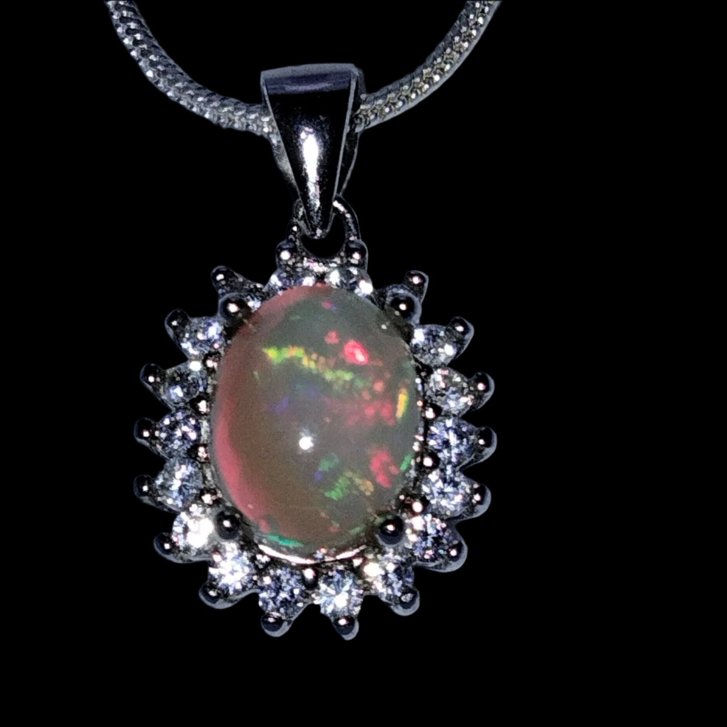 SOLD 🔥 Exquisite Ethiopian Yellow Fire Opal Pendant ✨FREE Chain