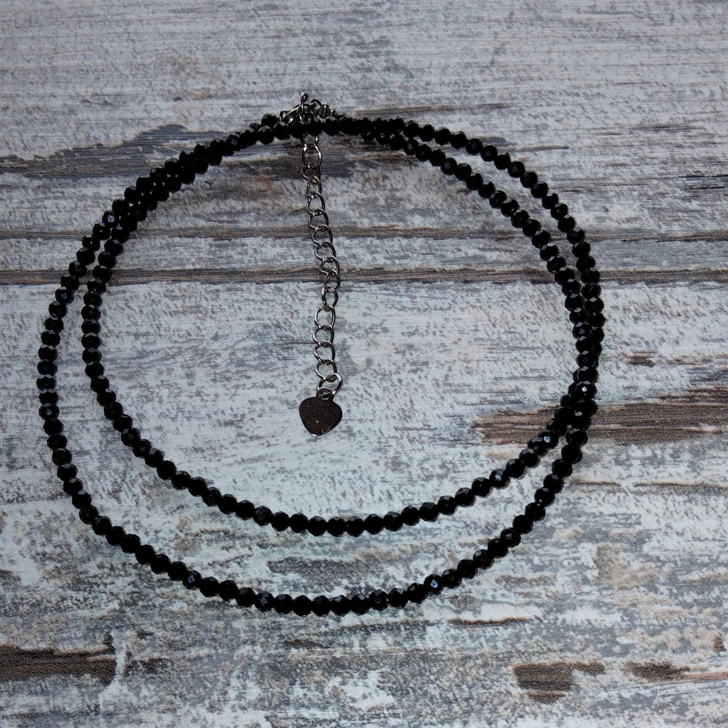 Last One 🖤 Black Spinel Crystal Necklace - Elegance Meets Power! 🖤