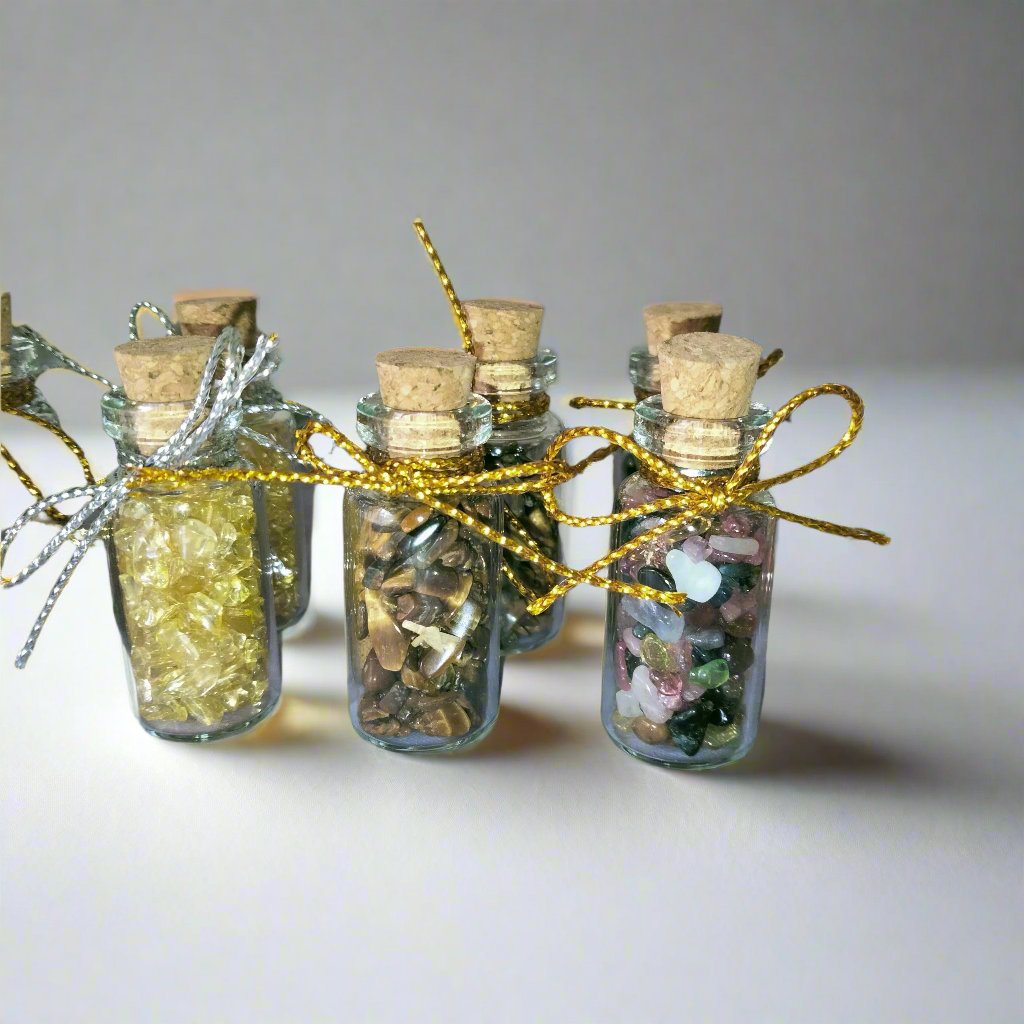 Gemstone bottles