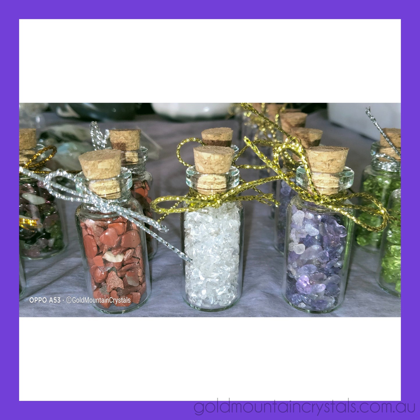 Gemstone bottles