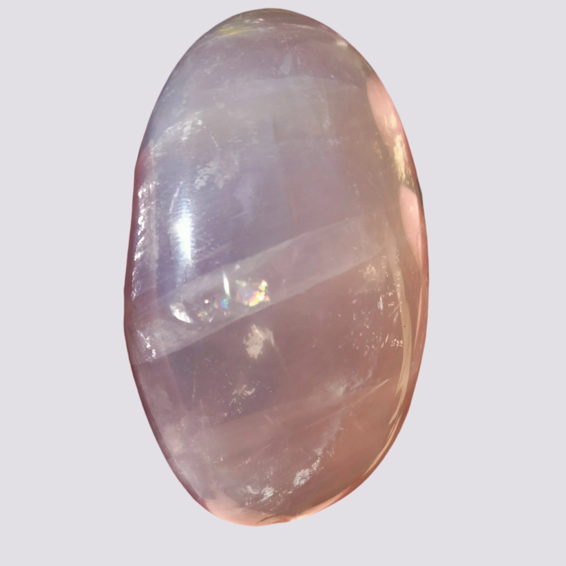 blue rose quartz palmstone