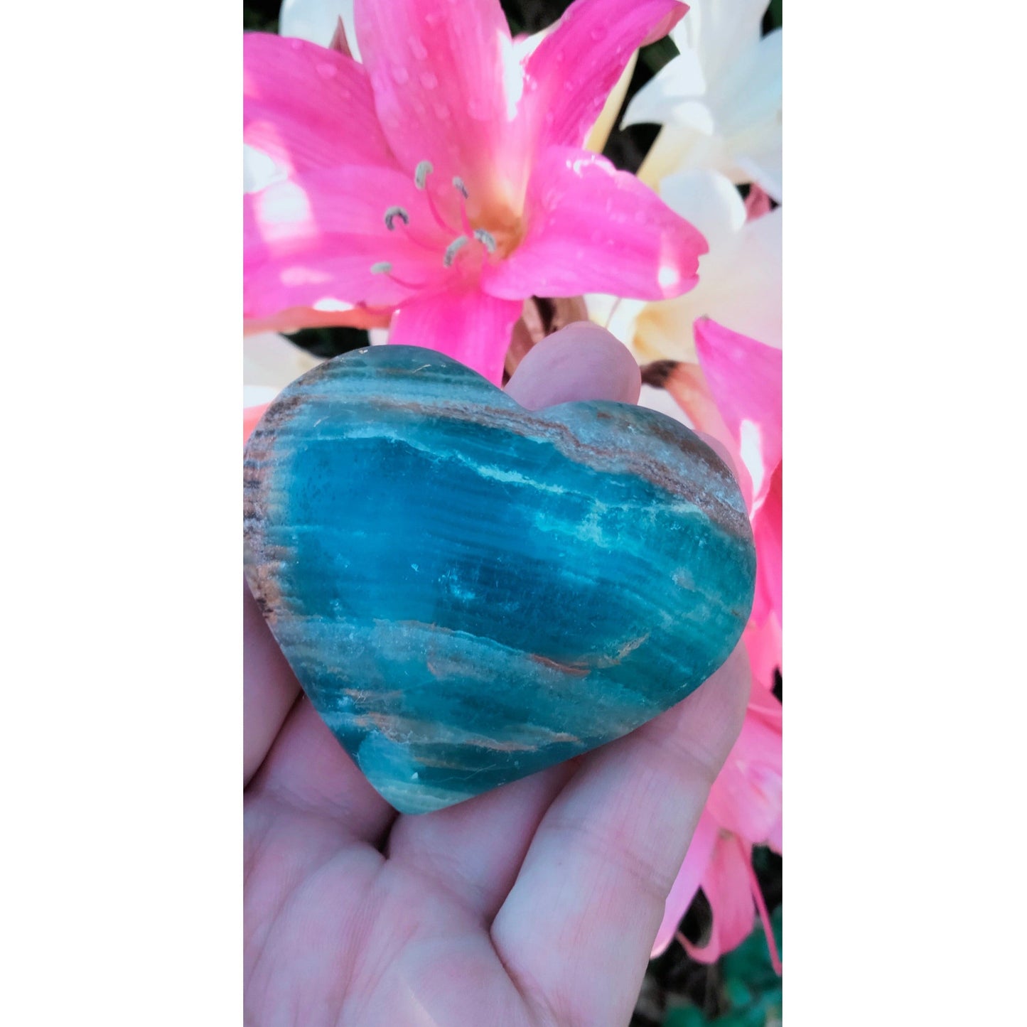 blue onyx heart