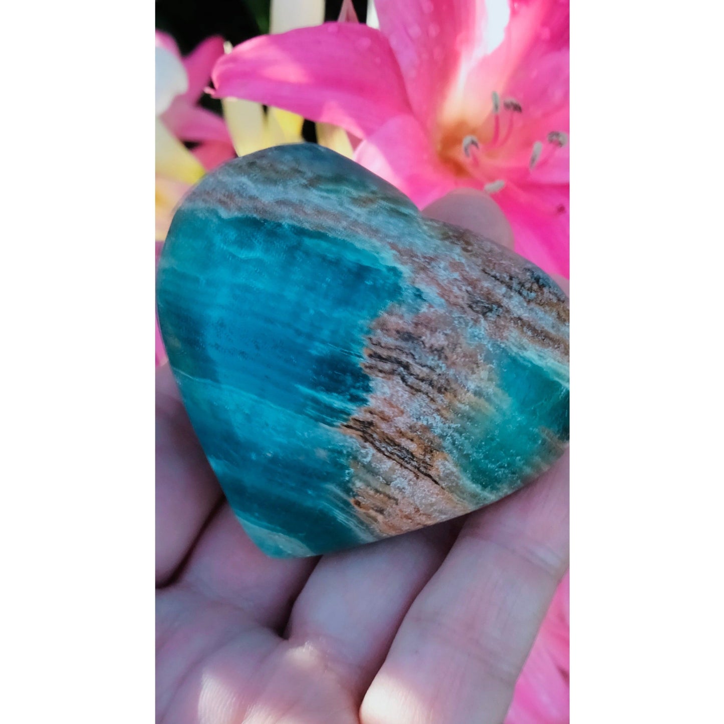 blue onyx heart