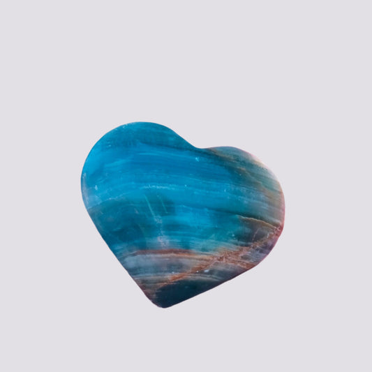 Blue Onyx heart