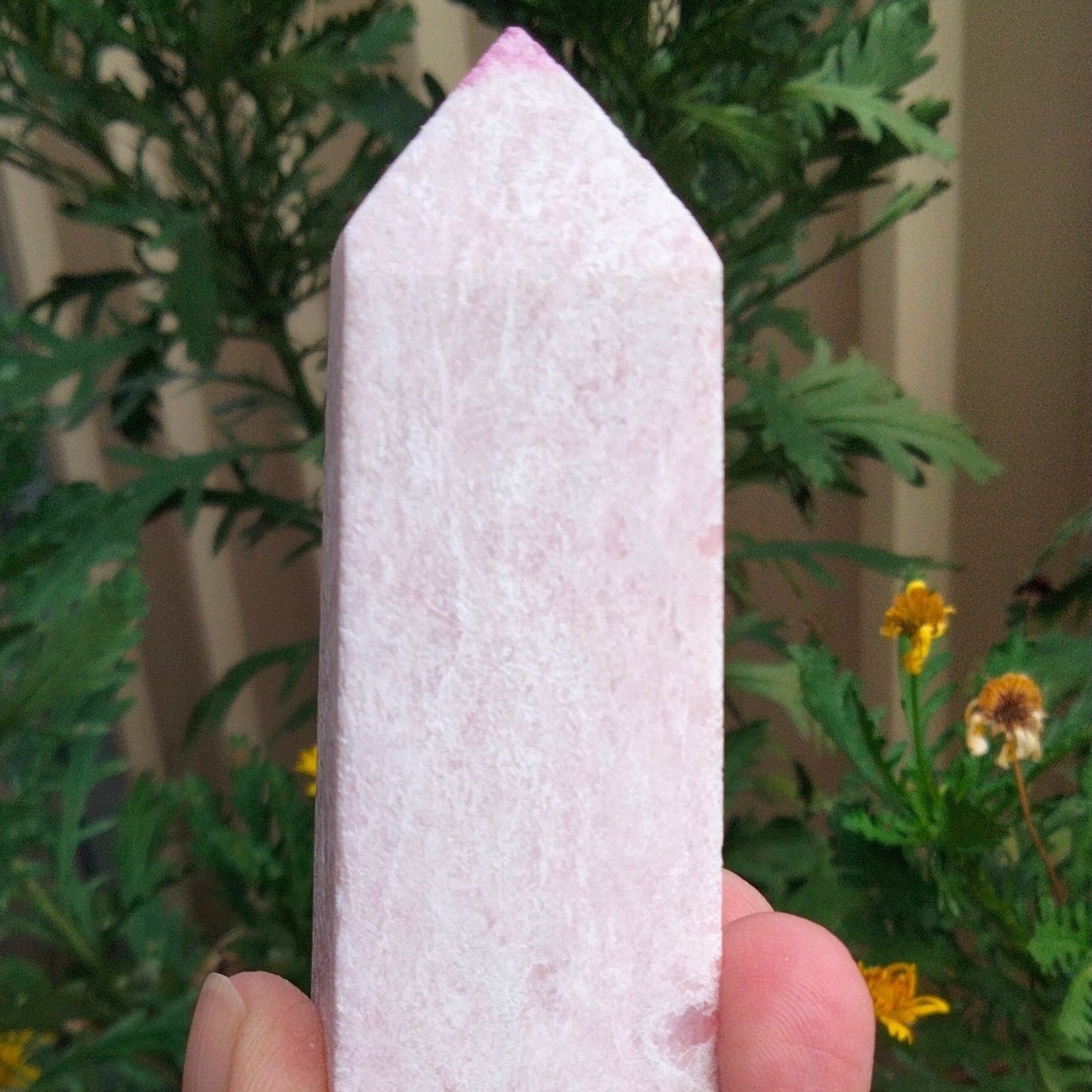 ice pink hemimorphite tower