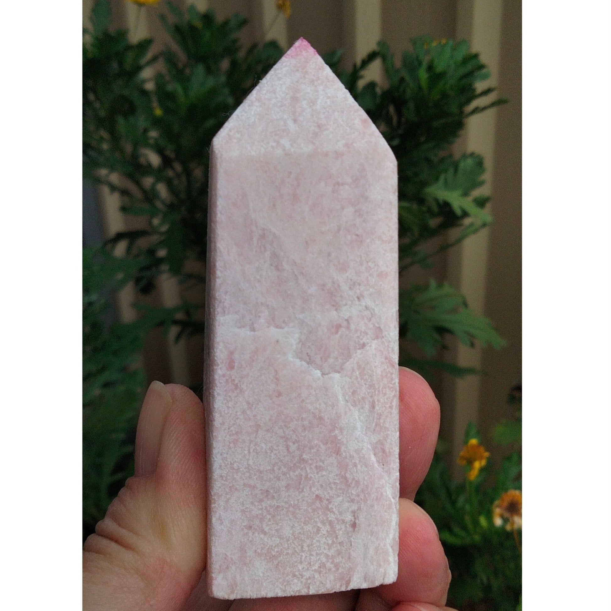 ice pink hemimorphite tower