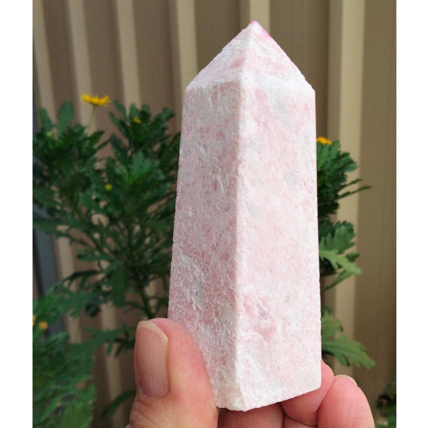 ice pink hemimorphite tower