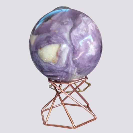 silky fluorite sphere