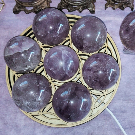 Amethyst sphere